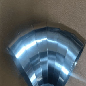 2.0 304 stainless steel 15 Degree Pie Cuts DIY turbo downpipe exhaust six pack