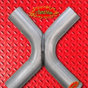 3.0 inch Exhaust X Pipe Universal custom DIY downpipe midpipe crossover pipe
